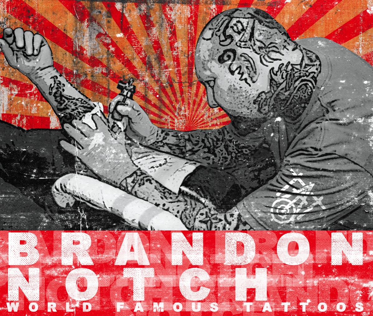 Tattoo artist Brandon Notch
