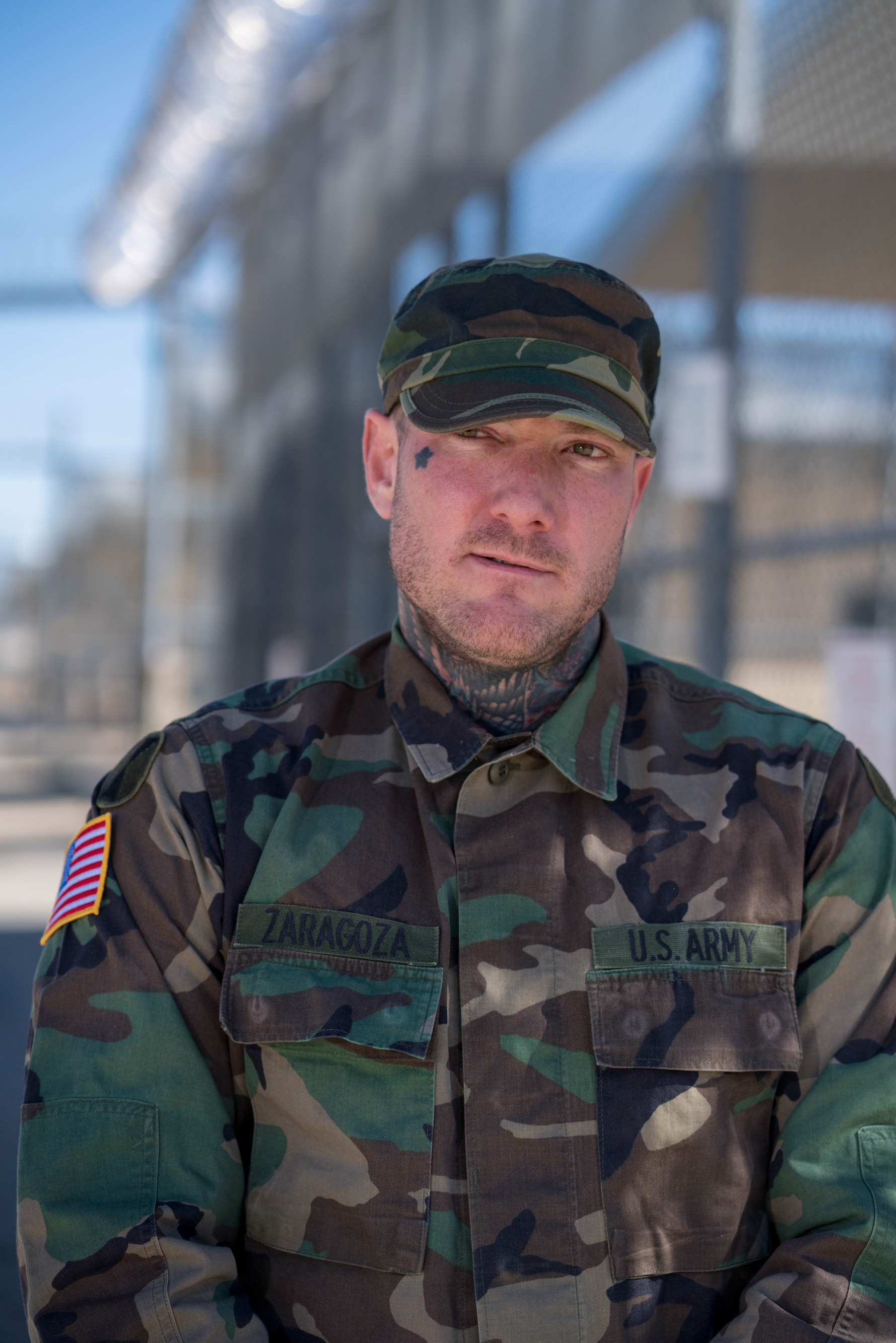  Artist Brandon Garic Notch playing a USA soldier in film 