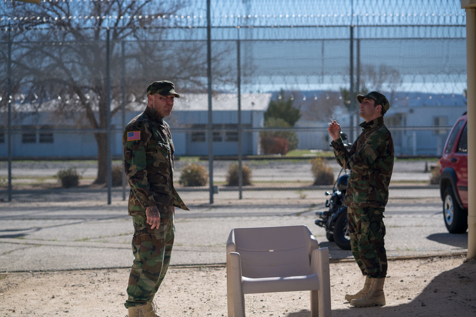  Artist Brandon Garic Notch playing a USA soldier in film 