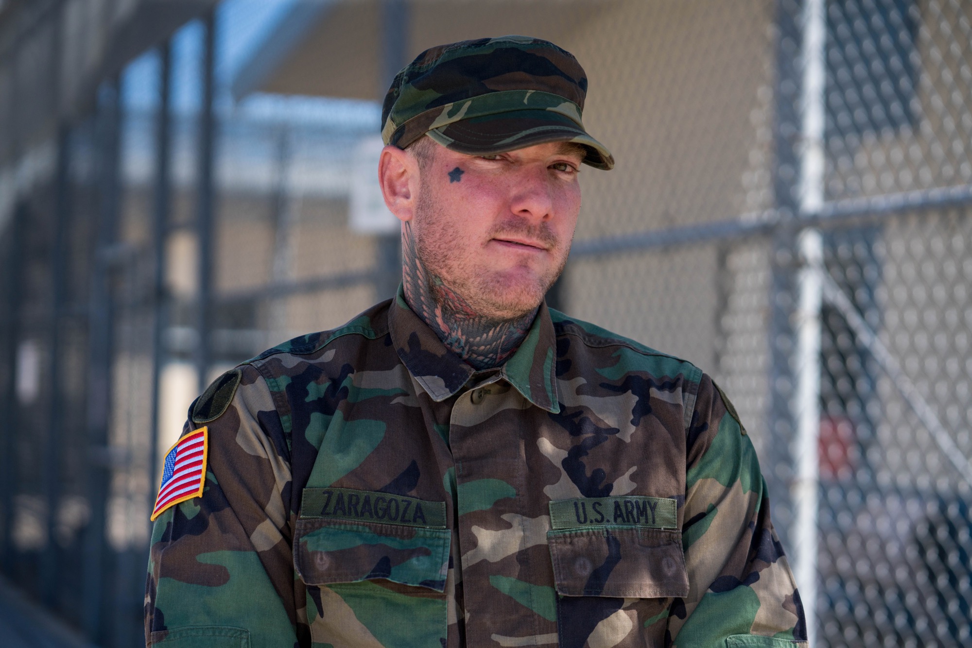  Artist Brandon Garic Notch playing a USA soldier in film 