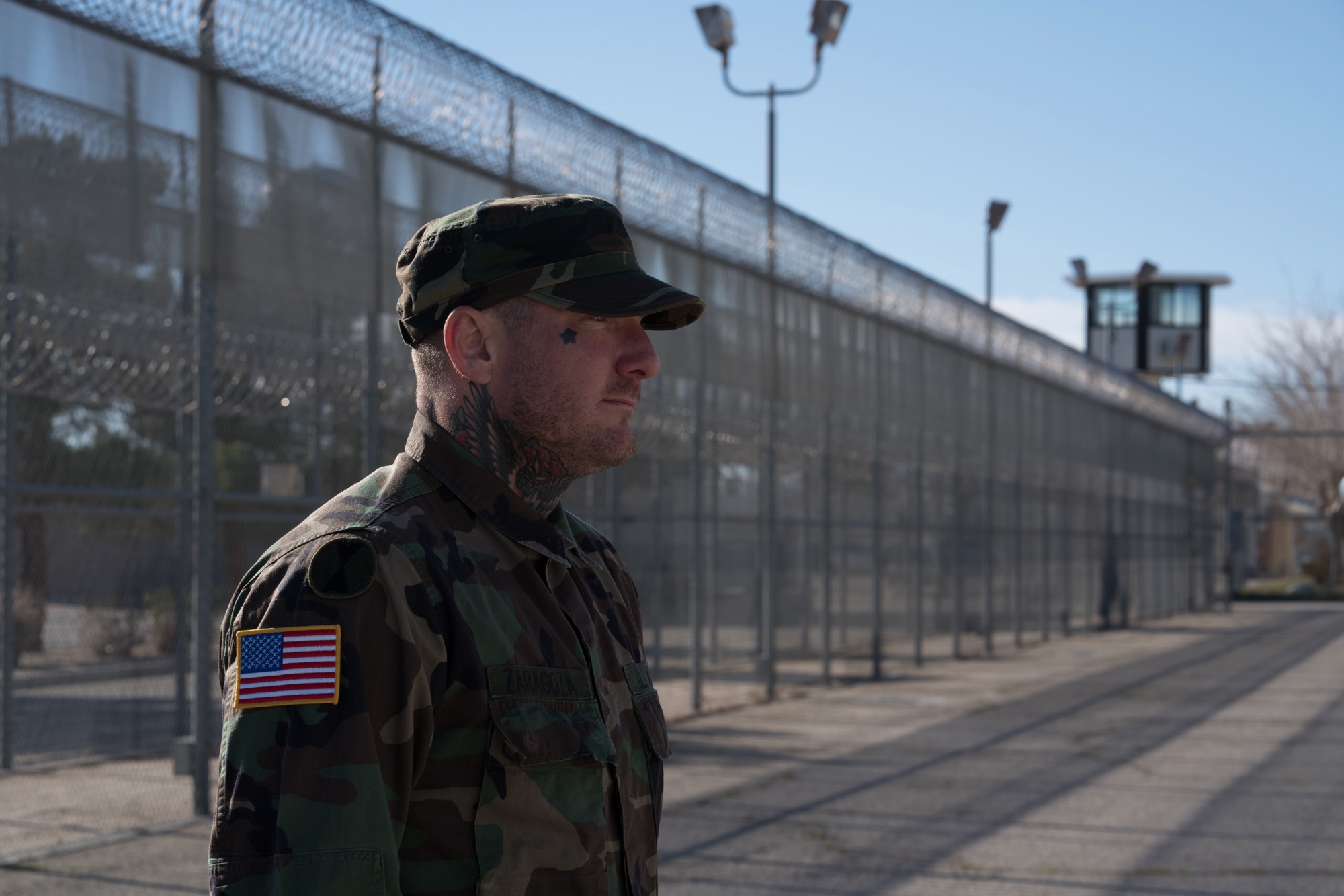  Artist Brandon Garic Notch playing a USA soldier in film 